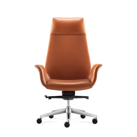 เก้าอี้ผู้บริหารหนังแท้ DF PROCHAIR รุ่น Rise Chair สีน้ำตาล_1